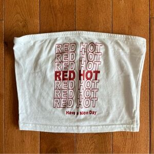 Blue Print Los Angeles Red Hot Tube Top - Size Small